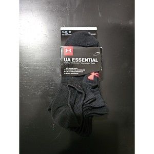 UNDER ARMOUR 6PK. ESSENTIAL LITE NO SHOW YOUTH SOCKS 13.5K-4Y, U0221P6